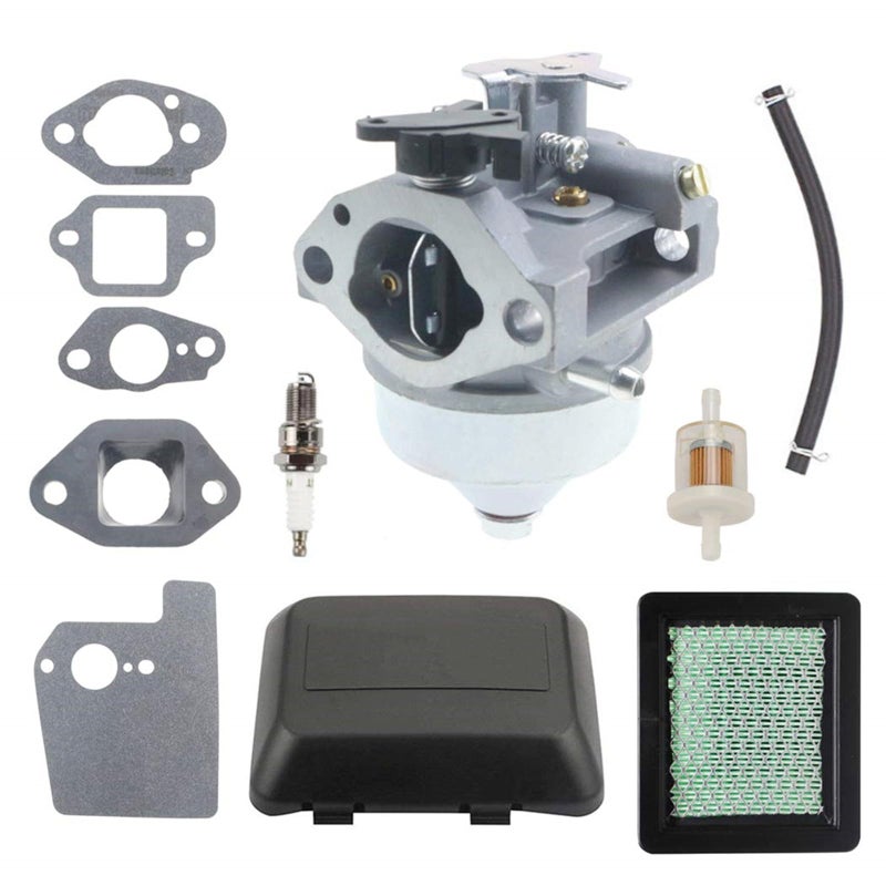 ANTO 16100-Z0Y-853 Carburetor for Honda GCV190 GCV190LA GCV190A Engine HRX217 HRB217 Lawn Mower Pressure Washer with Air Filter Cleaner Cover kit - Image 1